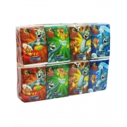 Onwards - Tom & Jerry Packet Tissue 4 Tubes x 12 Packs x 8 Sheets