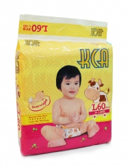 KCA- Baby diapers (Mega pack) - L60 (for babies 9-14kg)