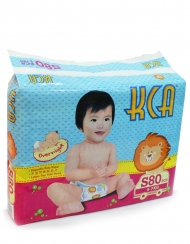 KCA- Baby diapers (Mega pack) - S80 (for babies 3-7kg)