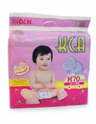 KCA- Baby diapers (Mega pack) - M70 (for babies 6-11kg)