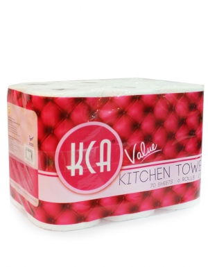 KCA- Value Kitchen Towel 6 Rolls X 70Sheets