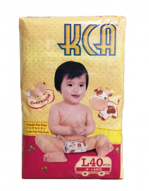 KCA- Baby diapers (Jumbo pack) - L40 (for babies 9-14kg)