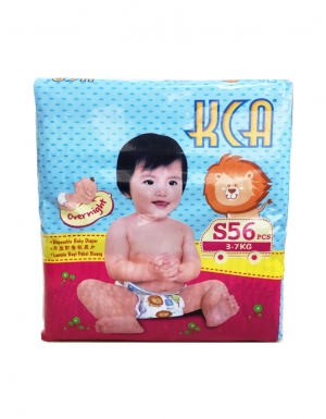 KCA- Baby diapers (Jumbo pack) - S56 (for babies 3-7kg)